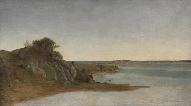 View near Newport, 1860s. Creator: John Frederick Kensett (American, 1816-1872).