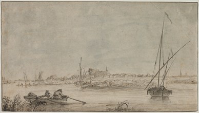 View of Dordrecht from the River, 1775-1815. Creator: Jacob van Strij (Dutch, 1756-1815).