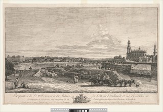 View of Dresden, 1748. Creator: Bernardo Bellotto (Italian, 1721-1780).