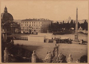 View of Rome, c. 1860. Creator: Unidentified Photographer.
