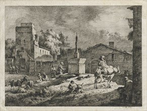 View of Saint-Andeol, 1774. Creator: Jean Jacques de Boissieu (French, 1736-1810).