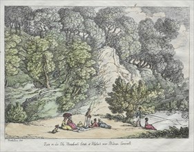 View on Sir John Moreshead's Estate at Blisland near Bodmin, Cornwall, 1805. Creator: Thomas Rowlandson (British, 1756-1827).