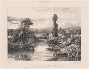 View taken at Alençon (Vue Prise à Alençon), 1839. Creator: Jules Dupré (French, 1811-1889).