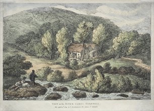 Views in Cornwall: View on the River Camel, Cornwall, 1812. Creator: Thomas Rowlandson (British, 1756-1827).