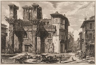 Views of Rome: Forum of Nerva. Creator: Giovanni Battista Piranesi (Italian, 1720-1778).