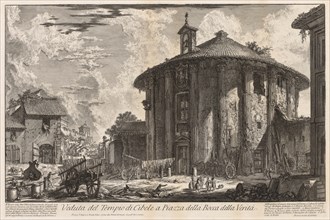 Views of Rome: Temple of Cybele, 1758. Creator: Giovanni Battista Piranesi (Italian, 1720-1778).