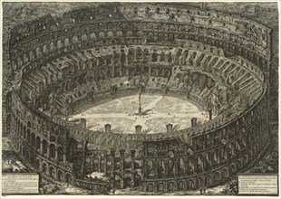 Views of Rome: The Colosseum, 1776. Creator: Giovanni Battista Piranesi (Italian, 1720-1778).