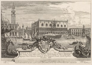 Views of Venice: The Piazzetta and Ducal Palace, 1741. Creator: Michele Marieschi (Italian, 1710-1743).