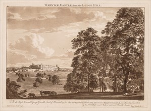 Views of Warwick Castle: Warwick Castle from the Lodge Hill, 1776. Creator: Paul Sandby (British, 1731-1809).