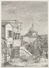 Views: La Maison a linscription, 1735-1746. Creator: Antonio Canaletto (Italian, 1697-1768).