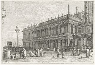 Views: The Library, Venice, 1735-1746. Creator: Antonio Canaletto (Italian, 1697-1768).
