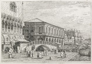 Views: The Prison, Venice, 1735-1746. Creator: Antonio Canaletto (Italian, 1697-1768).