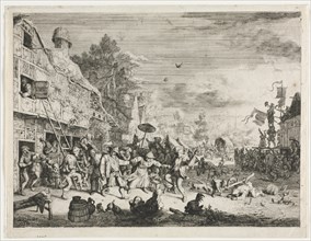 Village Fête. Creator: Cornelis Dusart (Dutch, 1660-1704).