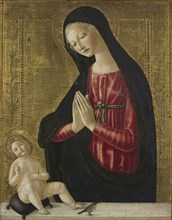 Virgin and Child with a Goldfinch, c. 1490. Creator: Neroccio de' Landi (Italian, 1447-1500).