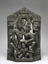Vishnu and Shri Supported by Garuda, 1000s-1100s. Creator: Unknown.