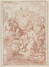 Vision of St. Philip Neri, c. 1673-75. Creator: Carlo Maratti (Italian, 1625-1713).