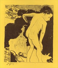 Volpini Suite: Breton Bathers (Baigneuses Bretonnes), 1889. Creator: Paul Gauguin (French, 1848-1903).
