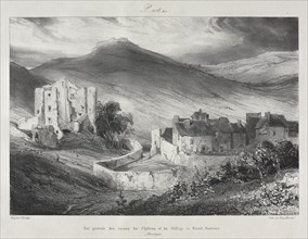 Voyages pittoresques et romantiques dans lancienne France, Auvergne..., 1831. Creator: Eugène Isabey (French, 1803-1886).