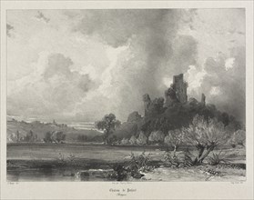 Voyages pittoresques et romantiques dans lancienne France. Bretagne: Chateau de Penhoet. Creator: Eugène Cicéri (French, 1813-1890).
