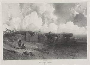 Voyages pittoresques et romantiques dans lancienne France: Bretagne?, c. 1845. Creator: Eugène Cicéri (French, 1813-1890).