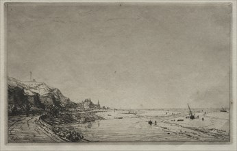 Vue prise du Port de Dives. Creator: Maxime Lalanne (French, 1827-1886).