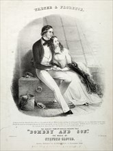 Walter and Florence - Sheet Music Cover. Creator: Winslow Homer (American, 1836-1910).