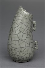 Water Flask: Guan ware, 1271-1368. Creator: Unknown.
