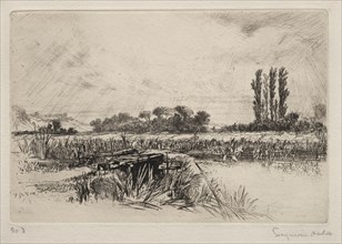 Water Meadow, 1859. Creator: Francis Seymour Haden (British, 1818-1910).
