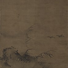 Waterfowl and Reeds, early 1200s. Creator: Liang Kai (Chinese, mid-1100s-early 1200s), attributed to.