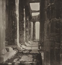 Western Portico of the Parthenon, 1882. Creator: William James Stillman (American, 1828-1901); The Autotype Company.