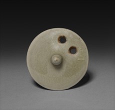 Wine Pot: Southern Celadon Ware (lid), 1200s-1300s. Creator: Unknown.