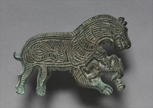 Wolf Attacking a Man, 400-300 BC. Creator: Unknown.