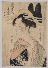 Woman of the Yoshiwara, 1753-1806. Creator: Kitagawa Utamaro (Japanese, 1753?-1806).