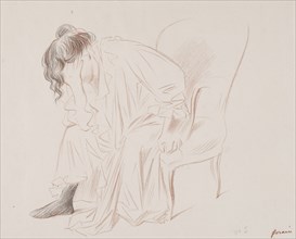 Woman Seated. Creator: Jean Louis Forain (French, 1852-1931).