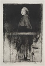 Woman with a cape, 1889. Creator: Albert Besnard (French, 1849-1934).