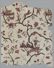 Woodblock Printed Textile Fragments, c. 1785. Creator: Unknown.