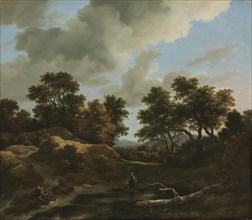 Wooded and Hilly Landscape , 1660s. Creator: Jacob van Ruisdael (Dutch, 1628/29-1682).
