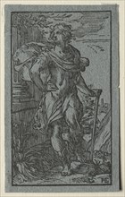 Young Man Standing. Creator: Hendrick Goltzius (Dutch, 1558-1617).