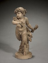 Young Satyr Running with an Owl, 1770s. Creator: Clodion (French, 1738-1814).