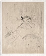 Yvette Guilbert: Chanson Ancienne, 1898. Creator: Henri de Toulouse-Lautrec (French, 1864-1901).