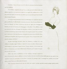 Yvette Guilbert-French Series: No. 10, 1894. Creator: Henri de Toulouse-Lautrec (French, 1864-1901).