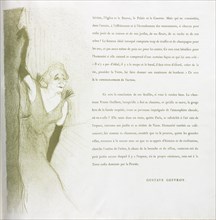 Yvette Guilbert-French Series: No. 16, 1894. Creator: Henri de Toulouse-Lautrec (French, 1864-1901).