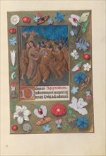Hours of Queen Isabella the Catholic, Queen of Spain: Fol. 61r, Kiss of Judas, c. 1500. Creator: Master of the First Prayerbook of Maximillian (Flemish, c. 1444-1519); Associates, and.