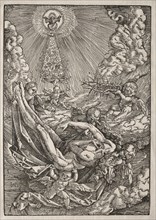 Christ Carried to Heaven by Angels, c. 1515-1517. Creator: Hans Baldung (German, 1484/85-1545).