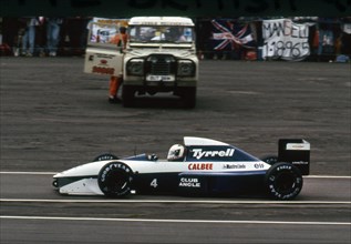 Tyrrell Ilmor 020-B , Andrea De Cesaris 1992 British Grand Prix. Creator: Unknown.