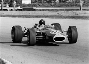 1967 Lotus 49 CR3 Graham Hill. Italian Grand Prix. Creator: Unknown.