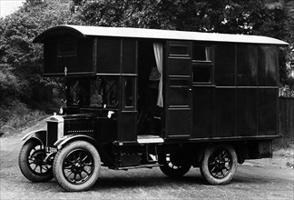 1925 Morris 1 ton camper van conversion by Hutchings. Creator: Unknown.