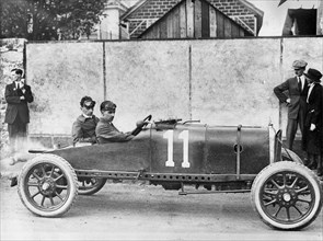 1921 Alvis, Harvey at Grand Prix des Voiturettes Le Mans. Creator: Unknown.