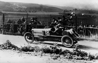1922 Ballot, Targa Florio driven by Giulio Foresti. Creator: Unknown.