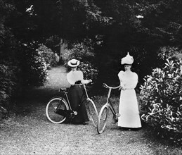 Lady Cyclists is Maderia 1898. Creator: Unknown.